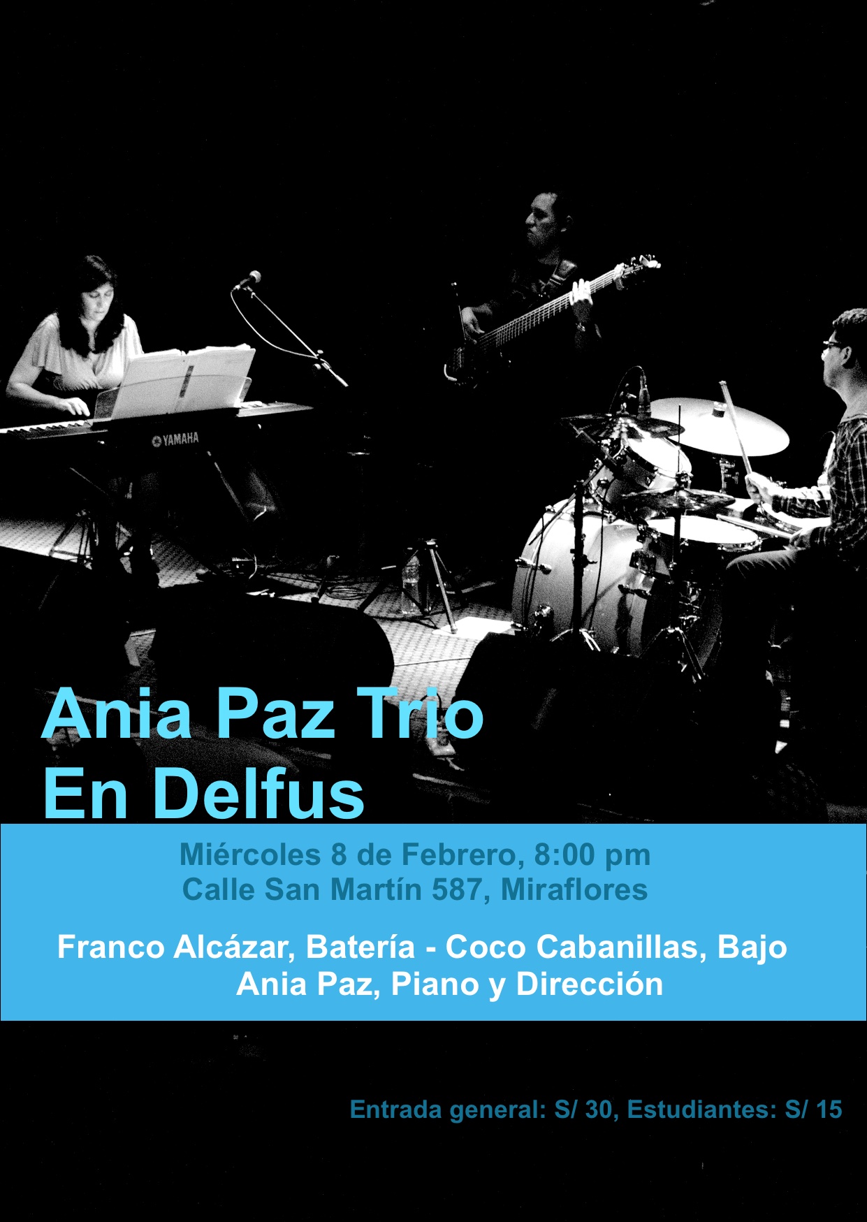 Ania Paz Trio En Delfus - Poster